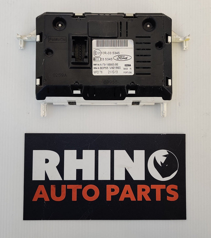2011-2020 Mazda BT-50 XT Dash Display Unit AV7918B955BE