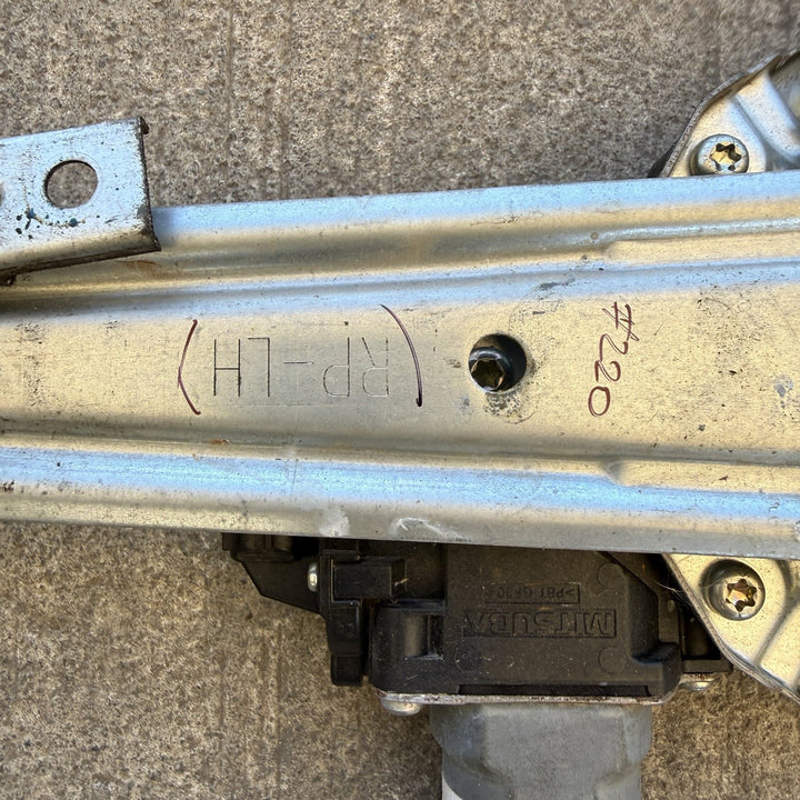 2023 Mazda BT-50 TF XT 3 Diesel  - Left Rear Window Regulator/Motor WR19B009
