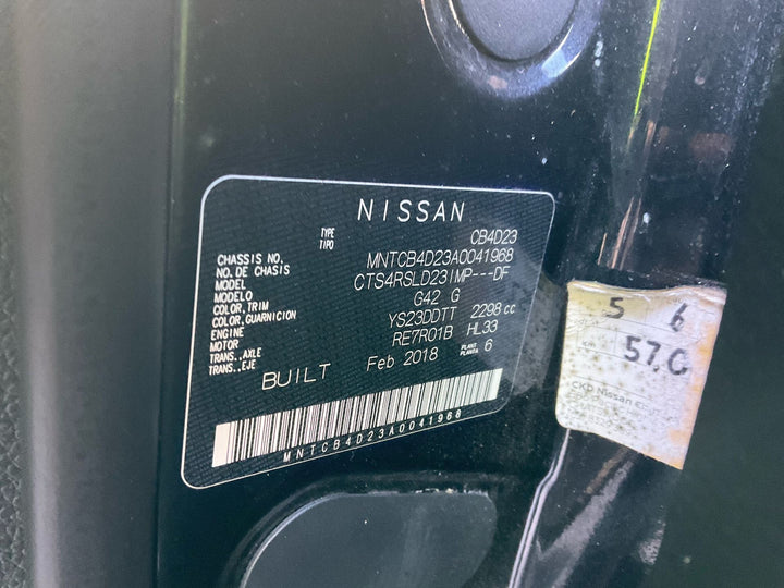 2018 Nissan Navara D23 ST