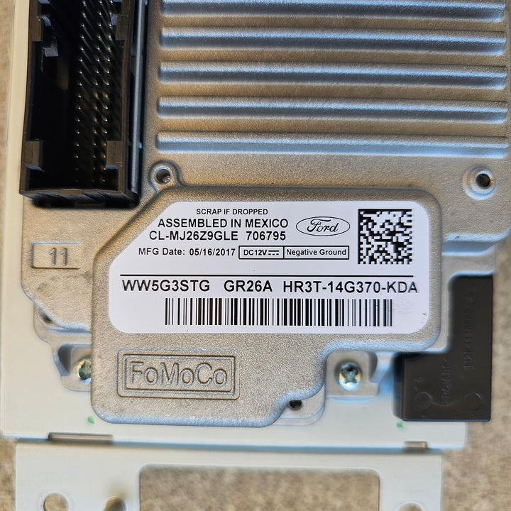 2017 Ford Mustang FM 1FA6P8CF3H5324410 - Dash Display Unit PN: HR3T14G370KDA