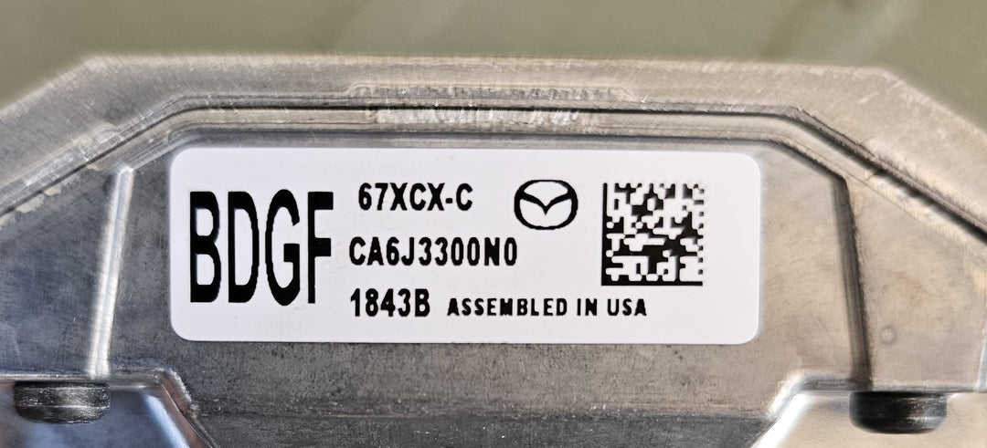 2019 Mazda Mazda3 BP JM0BP2HLA01103327 - Front Camera PN: BDGF67XCXC