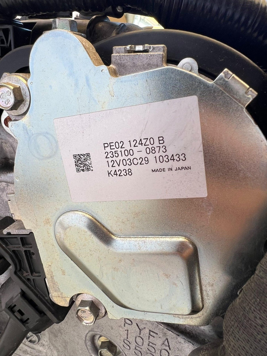 2019 Mazda Mazda3 BP JM0BP2HLA01103327 - Engine PN: PYVPS