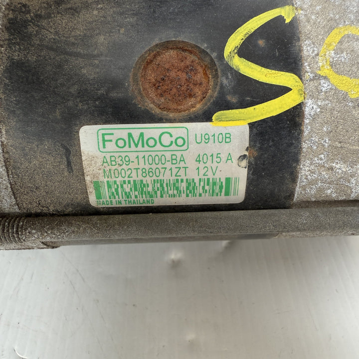 2015-2018 Ford Ranger Wildtrak Starter Motor