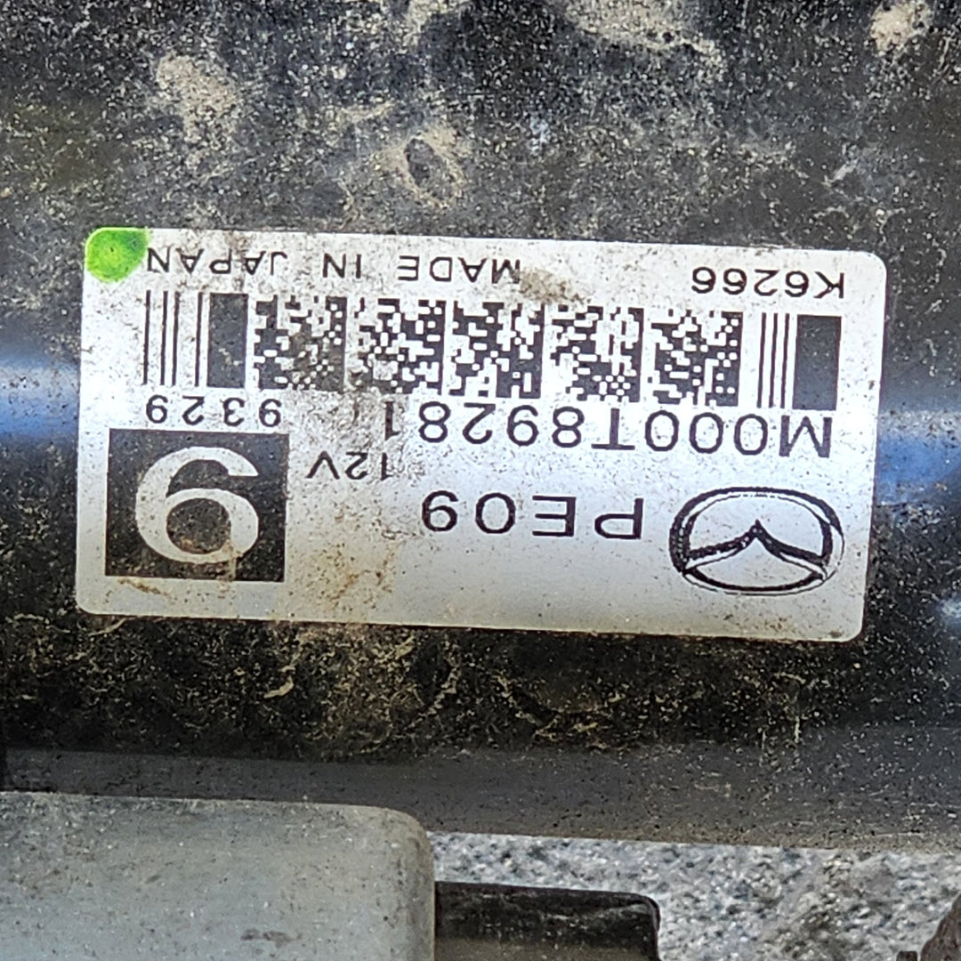 Mar 2019 to Current - Mazda 3 BP Petrol 2.5L SKYACTIV G - Starter Motor