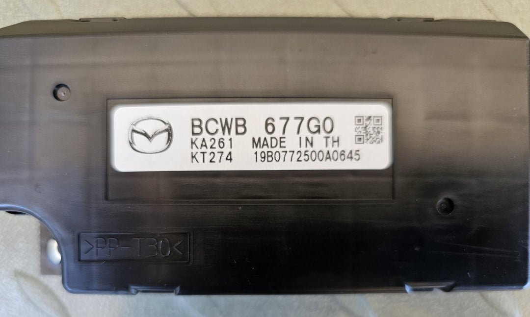 2019 Mazda Mazda3 BP JM0BP2HLA01103327 - Electronic Module PN: BCWB677G0