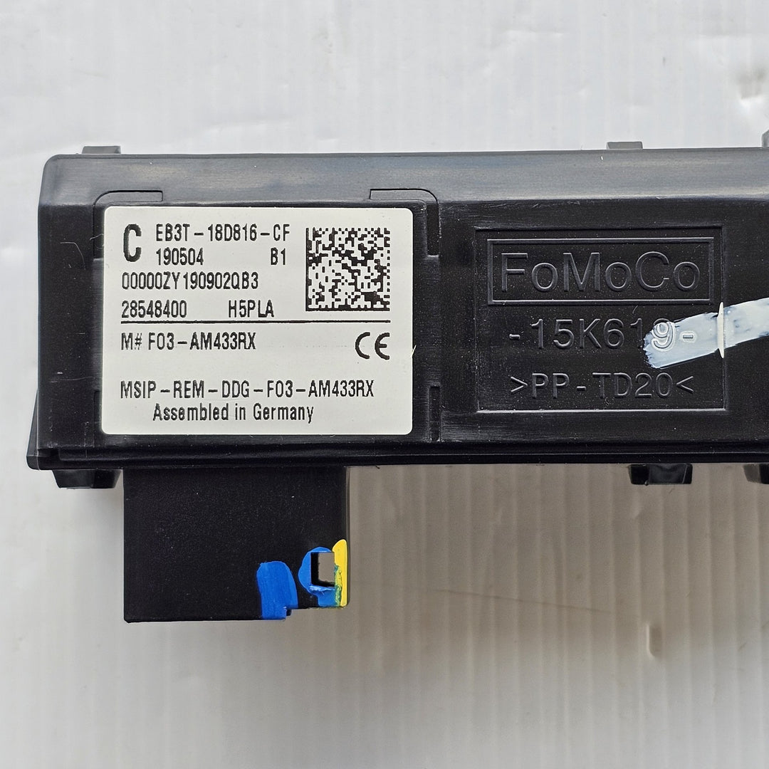 2019 Ford Ranger XLS Central Locking Module EB3T18D816CF