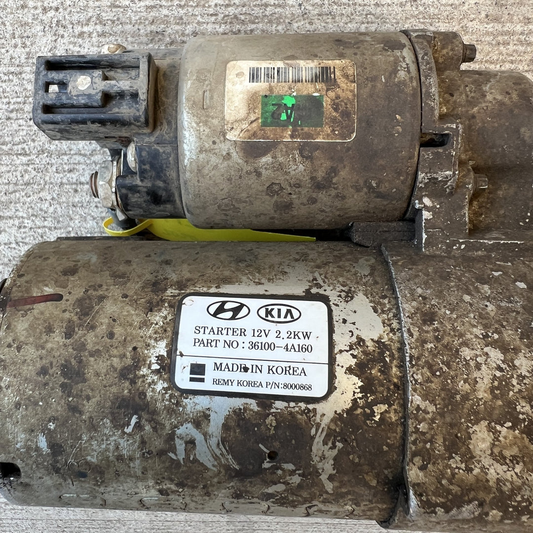 Apr 2012 to Mar 2021- Hyundai iLoad TQ Diesel Turbocharged 2.5L Automatic- Starter Motor