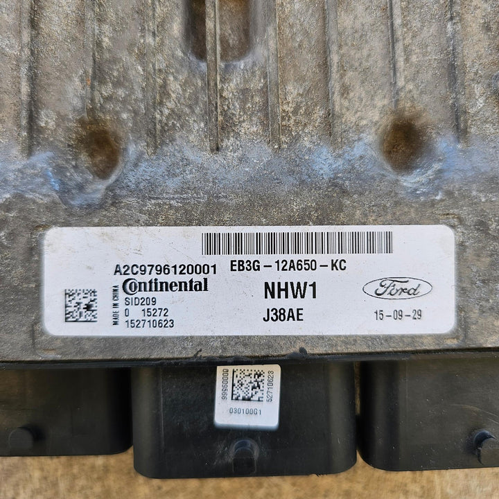 2015 Ford Ranger PXII MNAUMFF50FW519773 - ECU PN: EB3G12A650KC