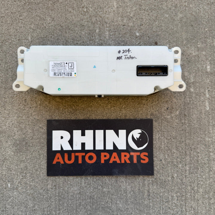 2023 Mitsubishi Triton KL KL1 - Heater/AC Controls PN: 7820B270