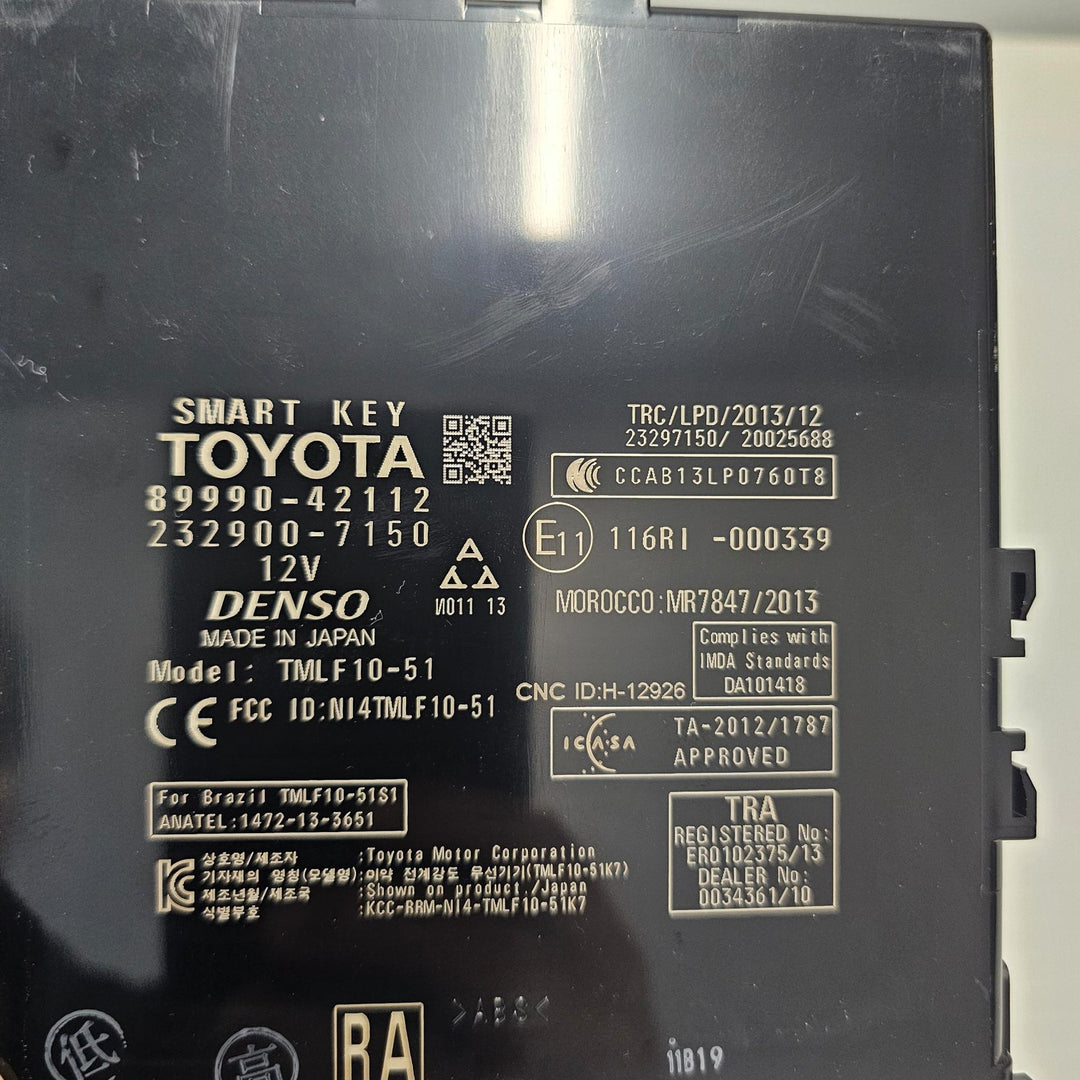 2012-2018 Toyota RAV4 GXL Smart Key Module 8999042112