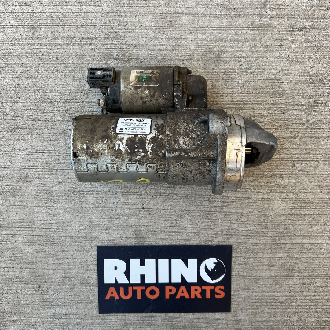 Apr 2012 to Mar 2021- Hyundai iLoad TQ Diesel Turbocharged 2.5L Automatic- Starter Motor