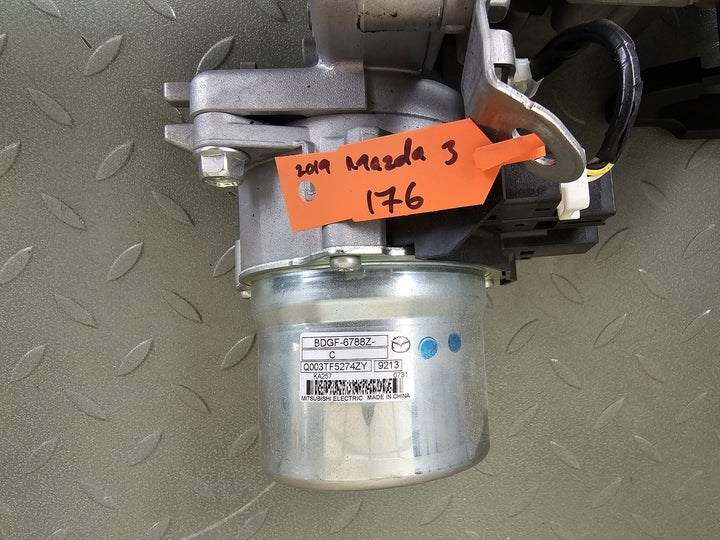 2019 Mazda Mazda3 BP JM0BP2HLA01103327 - Steering Column PN: BDGF6788Z