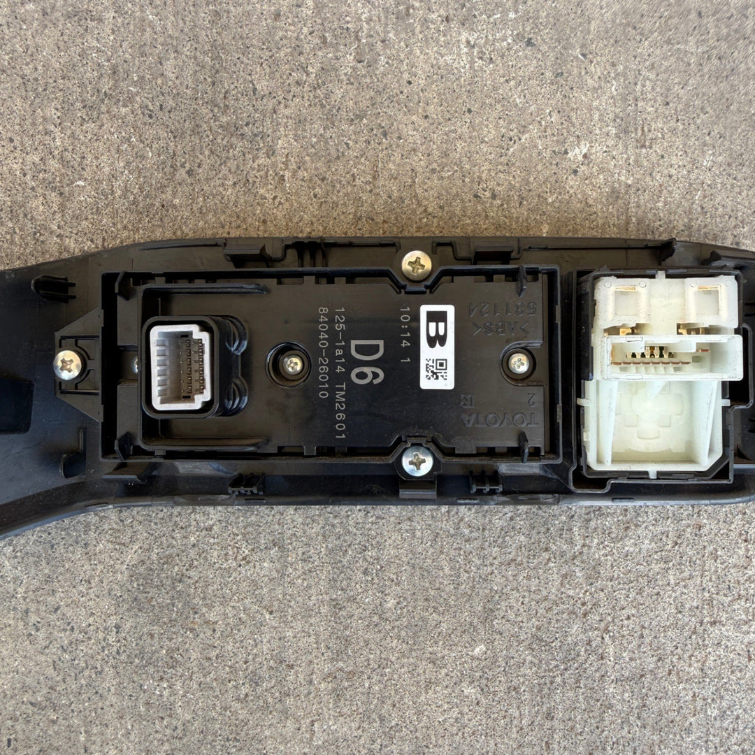 2021 Toyota Hiace - Power Window Switch PN: 8404026010