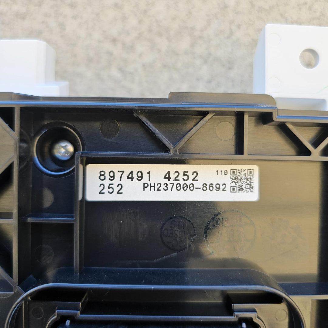 2023 Isuzu D-Max RG - Heater/AC Controls PN: 8974914252