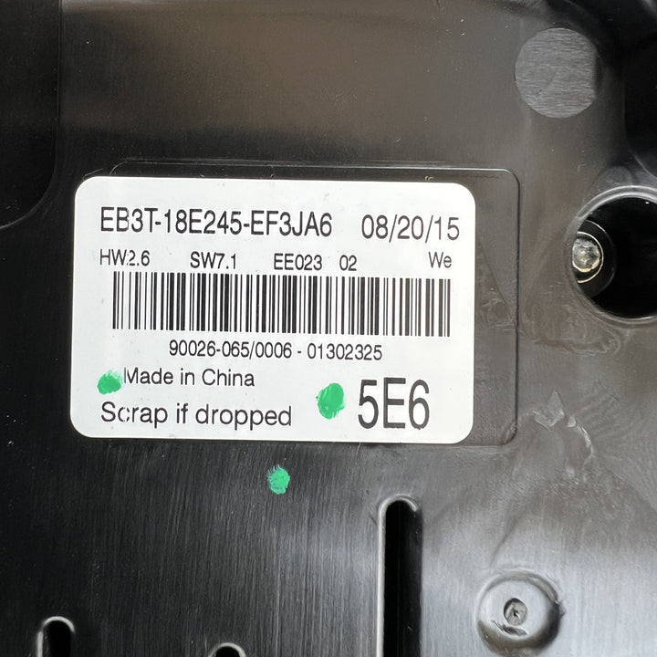 2015-2018 Ford Ranger Wildtrak Heater/AC Controls EB3T18E245EF3JA6