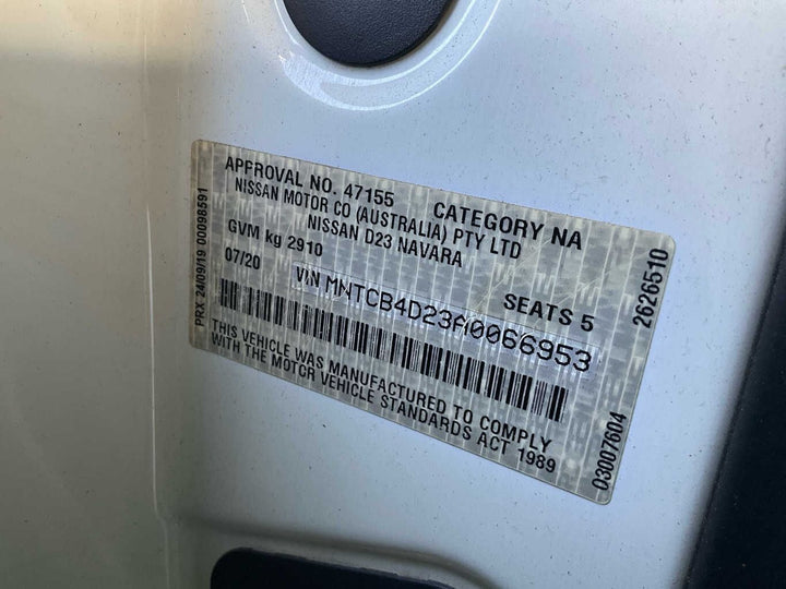 2020 Nissan Navara ST-X D23