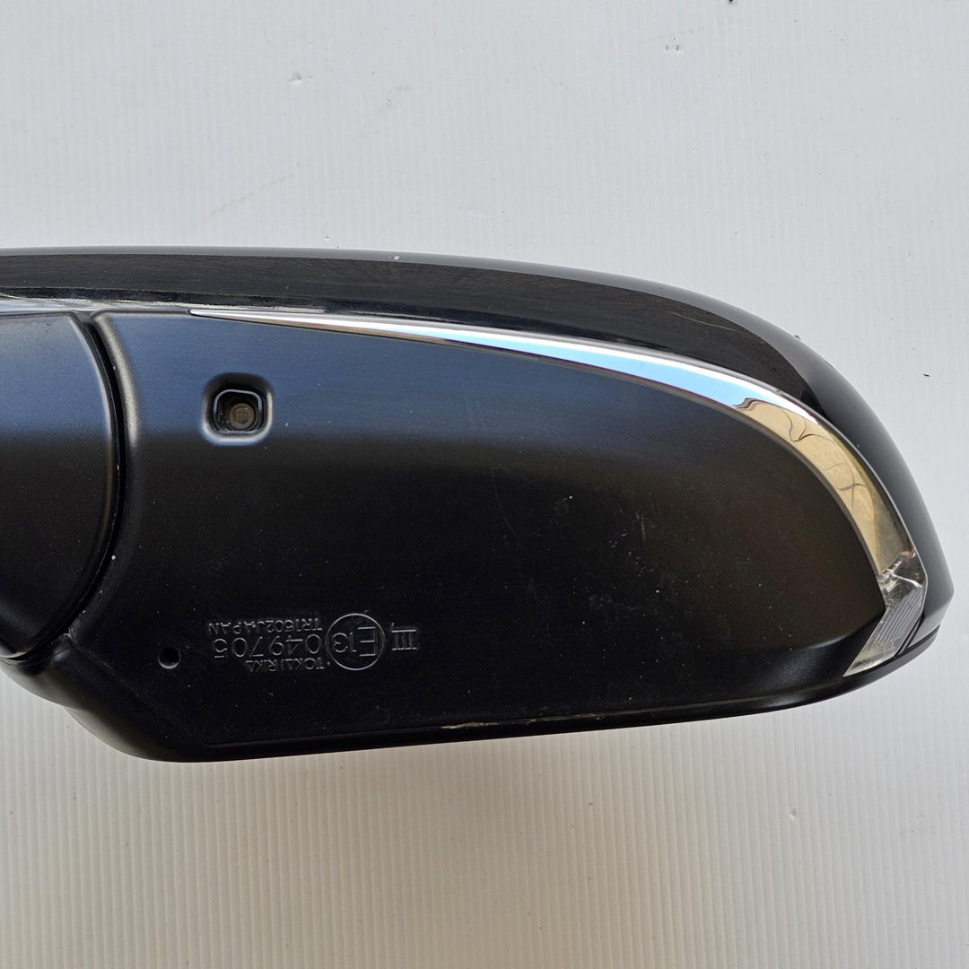 Dec 2016 to Sep 2019 - Toyota C-HR - Left Door Mirror - Power Fold, Non-Puddle Lamp Type, Gloss Black, Gen 1