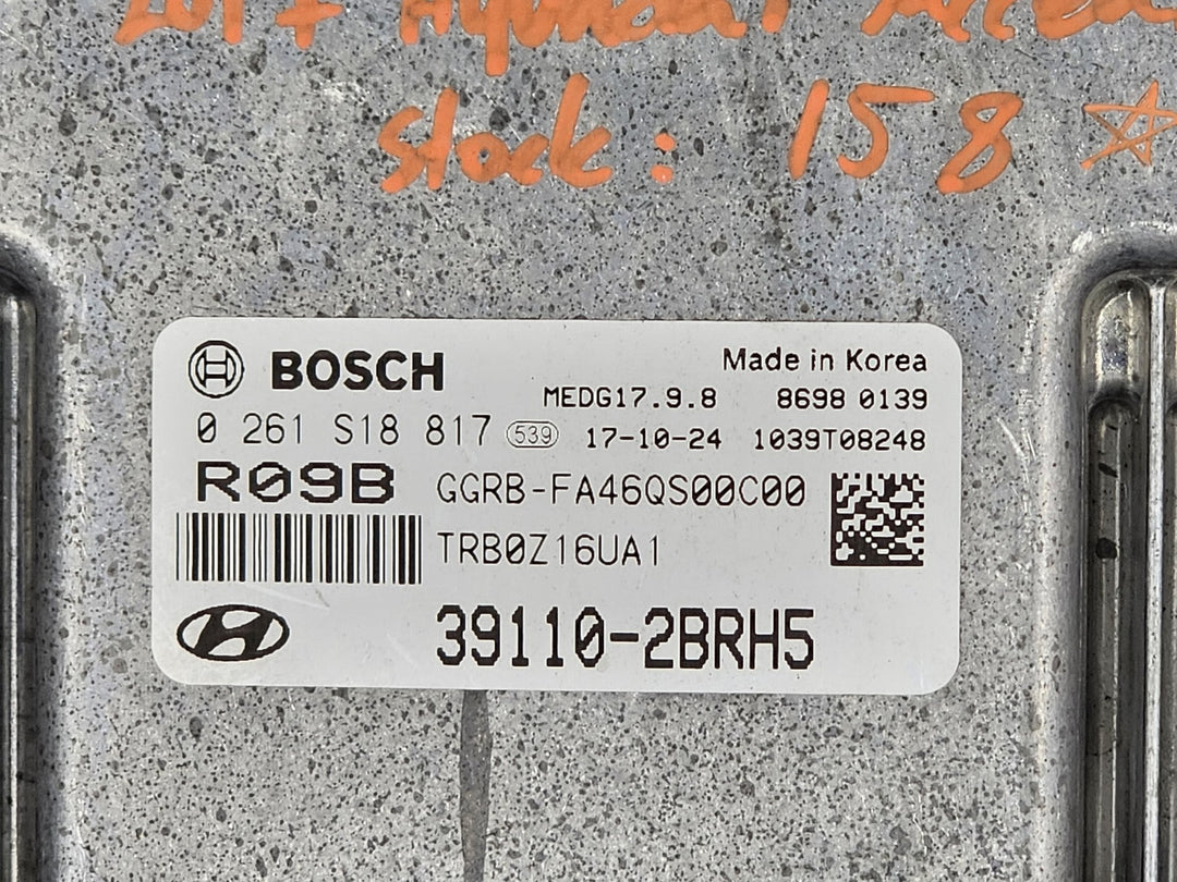 2017 Hyundai Accent RB Sport  Petrol Automatic - ECU 391102BRH5