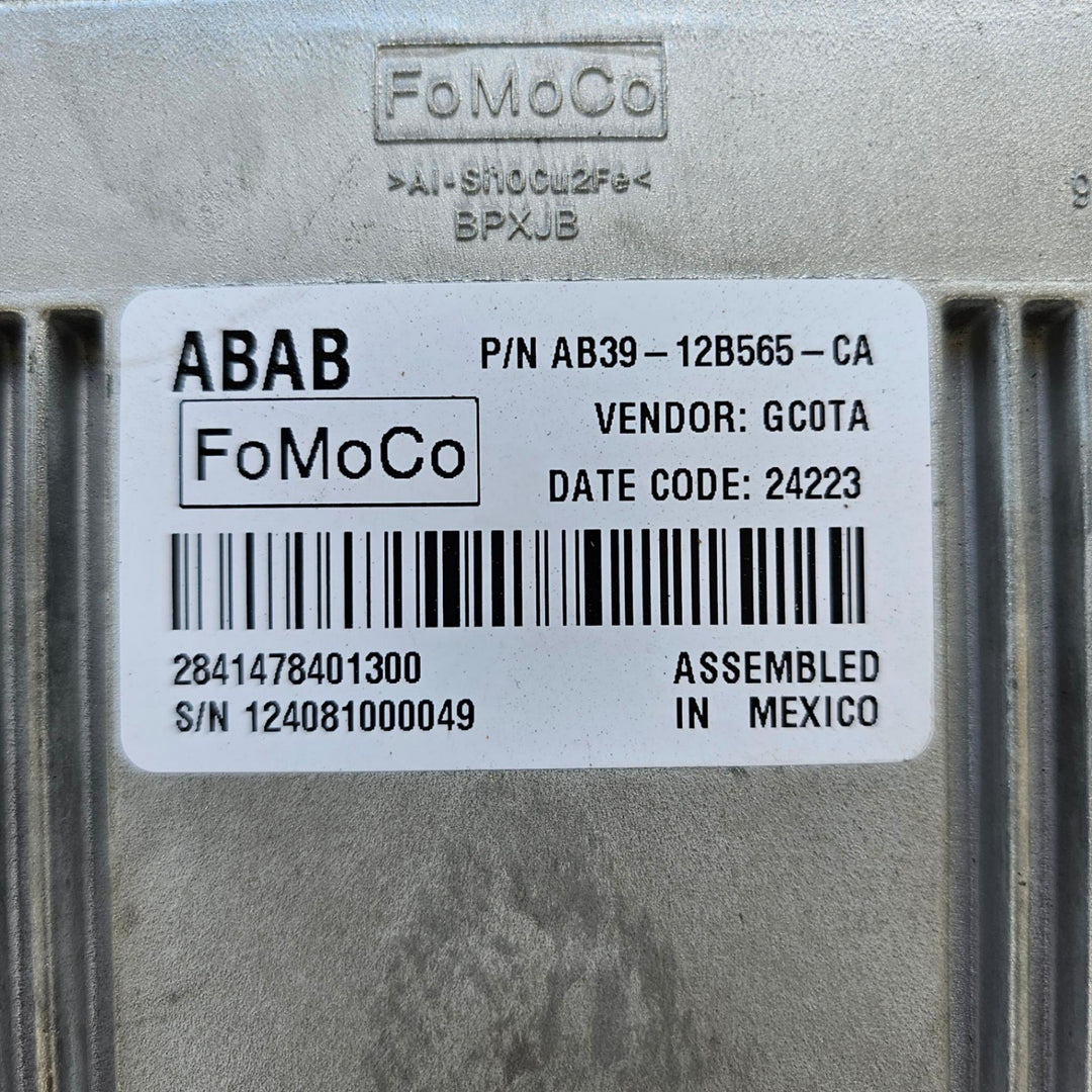 2015 Ford Ranger PXII MNAUMFF50FW519773 - Transmission Control Module PN: AB3912B565CA