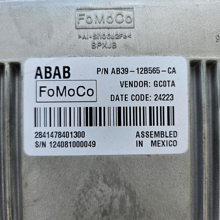 2015 Ford Ranger PXII MNAUMFF50FW519773 - Transmission Control Module PN: AB3912B565CA