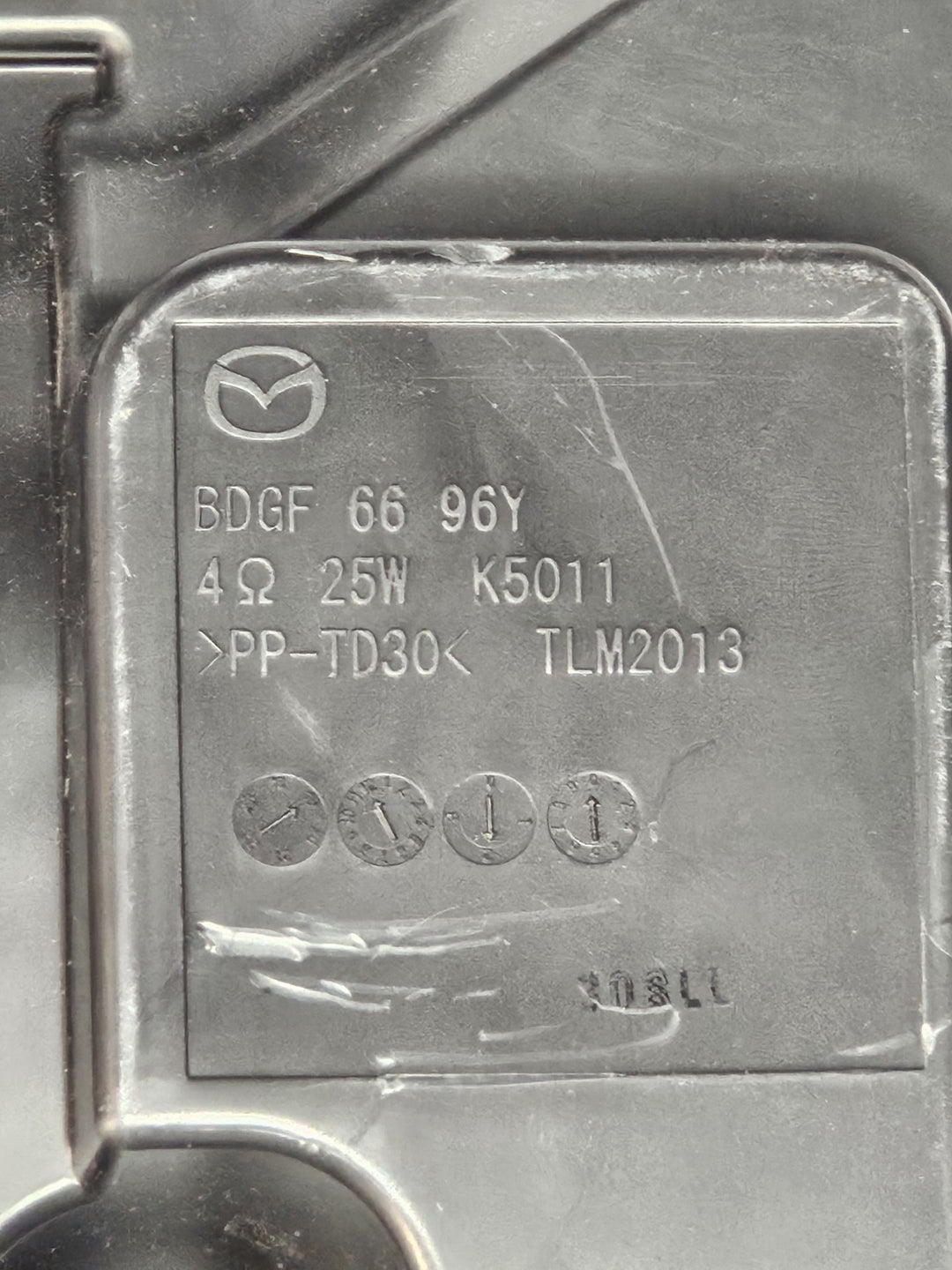 2021 Mazda Mazda3 BP - Speakers PN: BDGF6696Y