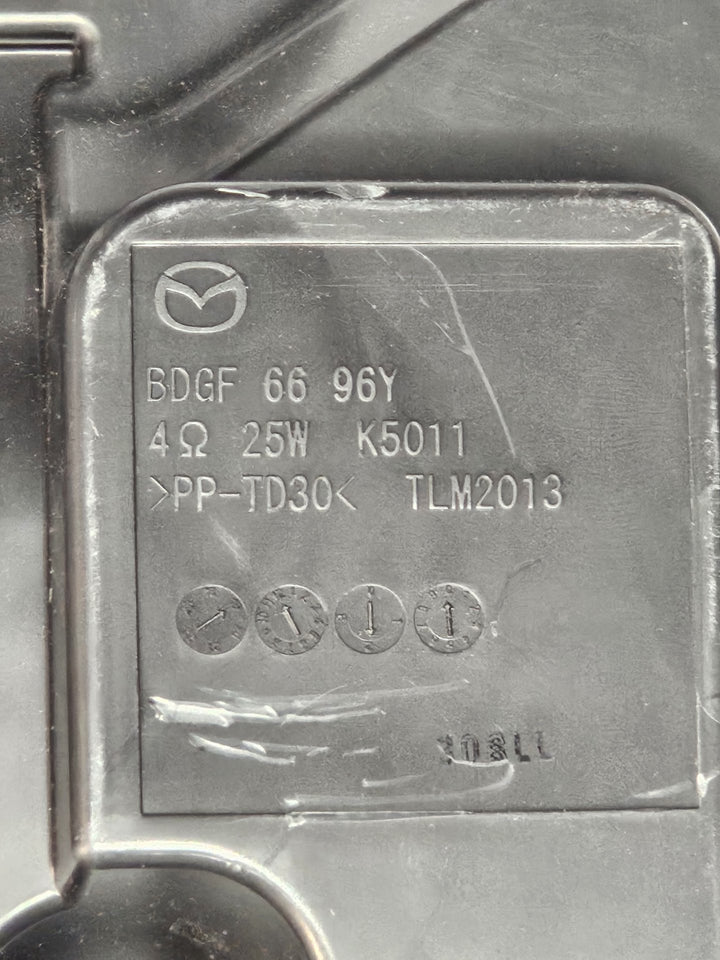 2021 Mazda Mazda3 BP - Speakers PN: BDGF6696Y