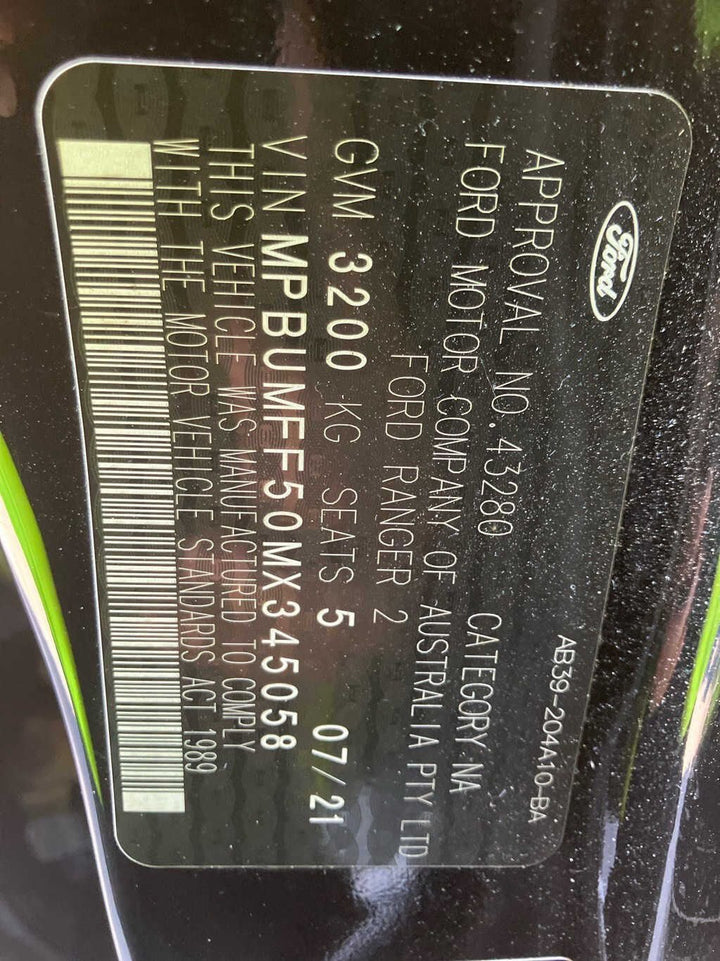 2021 Ford Ranger PX3