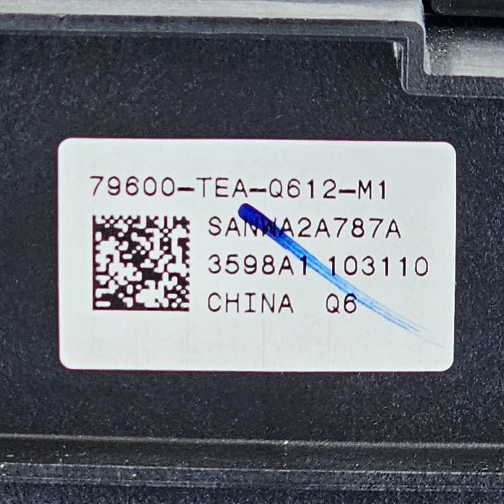 2019 Honda Civic - Heater/AC Controls PN: 79600TEAQ612M1