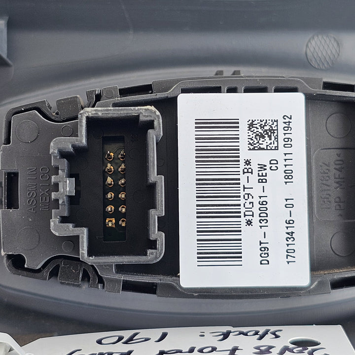 2015-2018 Ford Ranger XLT Headlight Switch DG9T13D061BEW