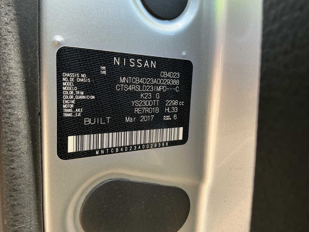 2017 Nissan Navara SL D23