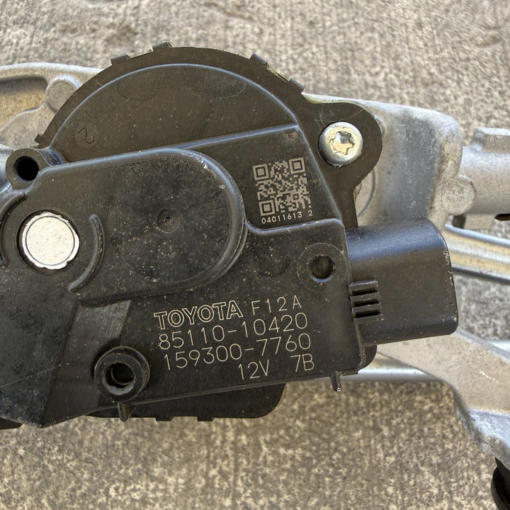Dec 2016 to Sep 2023 - Toyota C-HR - Wiper Motor - Front, Gen 1