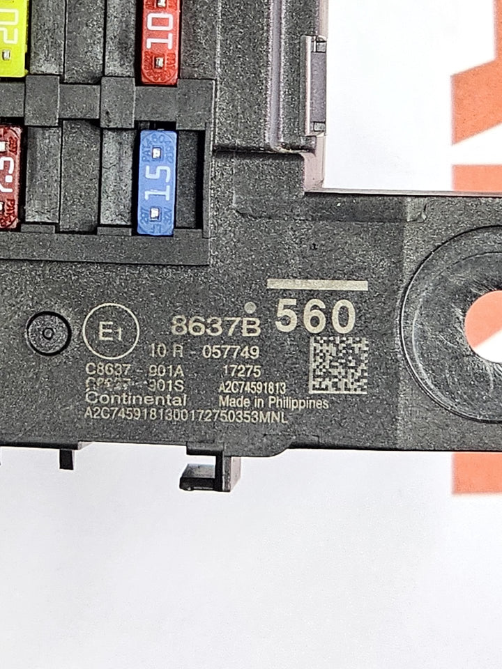 2017 Mitsubishi Lancer VII CF Black Edition 2 Petrol Automatic CVT - Fuse Box 8637B560
