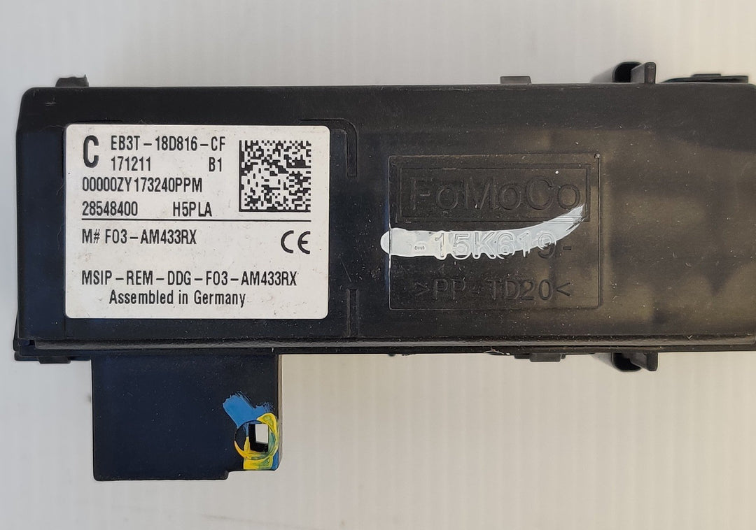 2018 Ford Ranger PXII - Central Locking Module PN: EB3T18D816CF