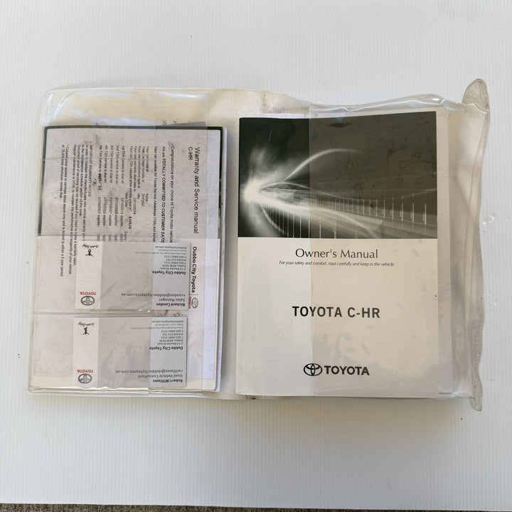 2018 Toyota C-HR X50 Koba 1.2 Petrol Automatic CVT - Owners Handbook