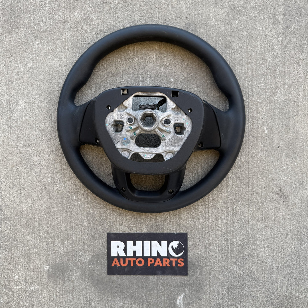 May 2022 to Current - Ford Ranger RA - Steering Wheel - Vinyl, Black, Non Heated Type