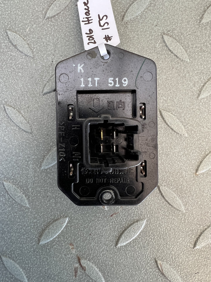 Jan 2005 to Apr 2019- Toyota Hiace TRH KDH- Fan Speed Resistor