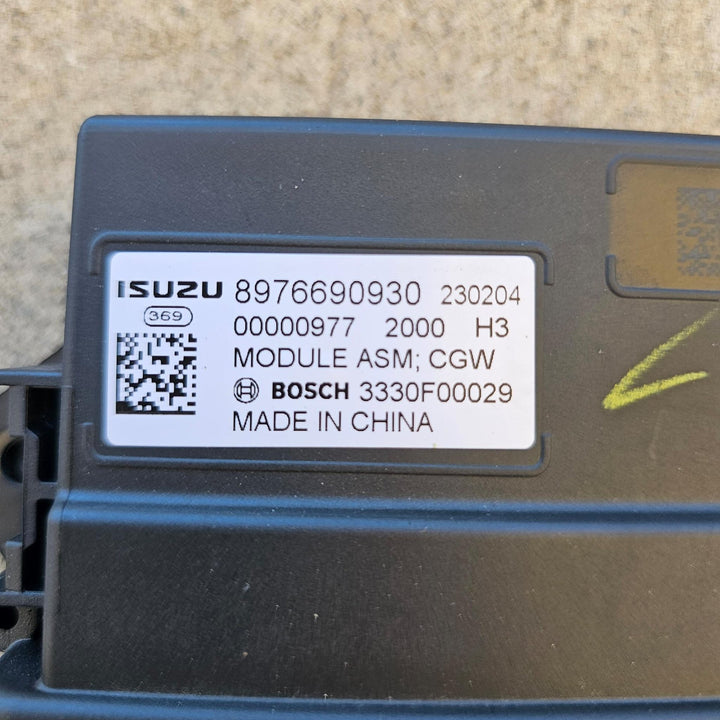 2023 Isuzu D-Max RG - Electronic Module PN: 8976690930