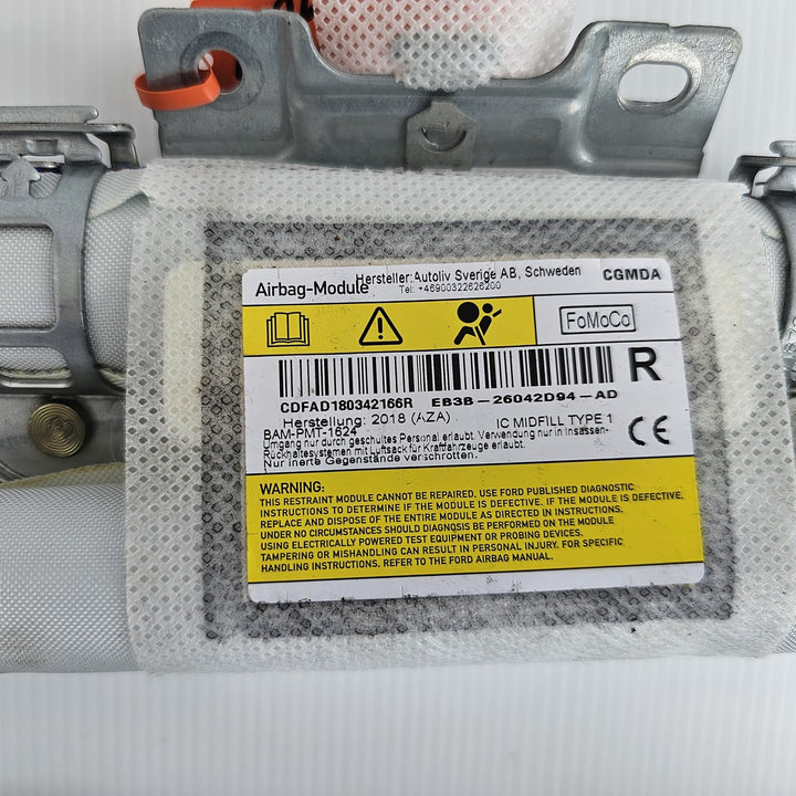 2015-2022 Ford Ranger XLT Right Roof Airbag EB3B26042D94AD