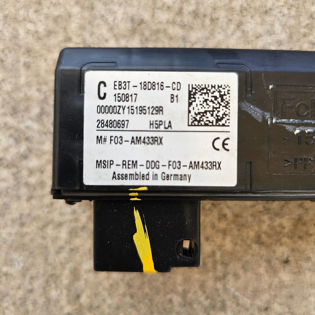 2015 Ford Ranger PXII MNAUMFF50FW519773 - Central Locking Module PN: EB3T18D816CD