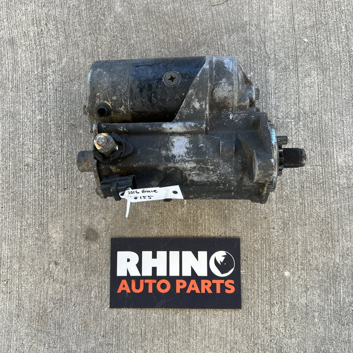 Sep 2006 to Apr 2019- Toyota Hiace Diesel Turbocharged 3.0L Engine Code 1KD-FTV Automatic- Starter Motor- Kdh