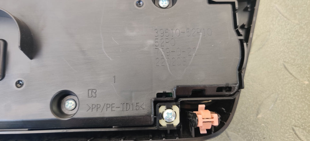 2022 Suzuki Swift - Heater/AC Controls
