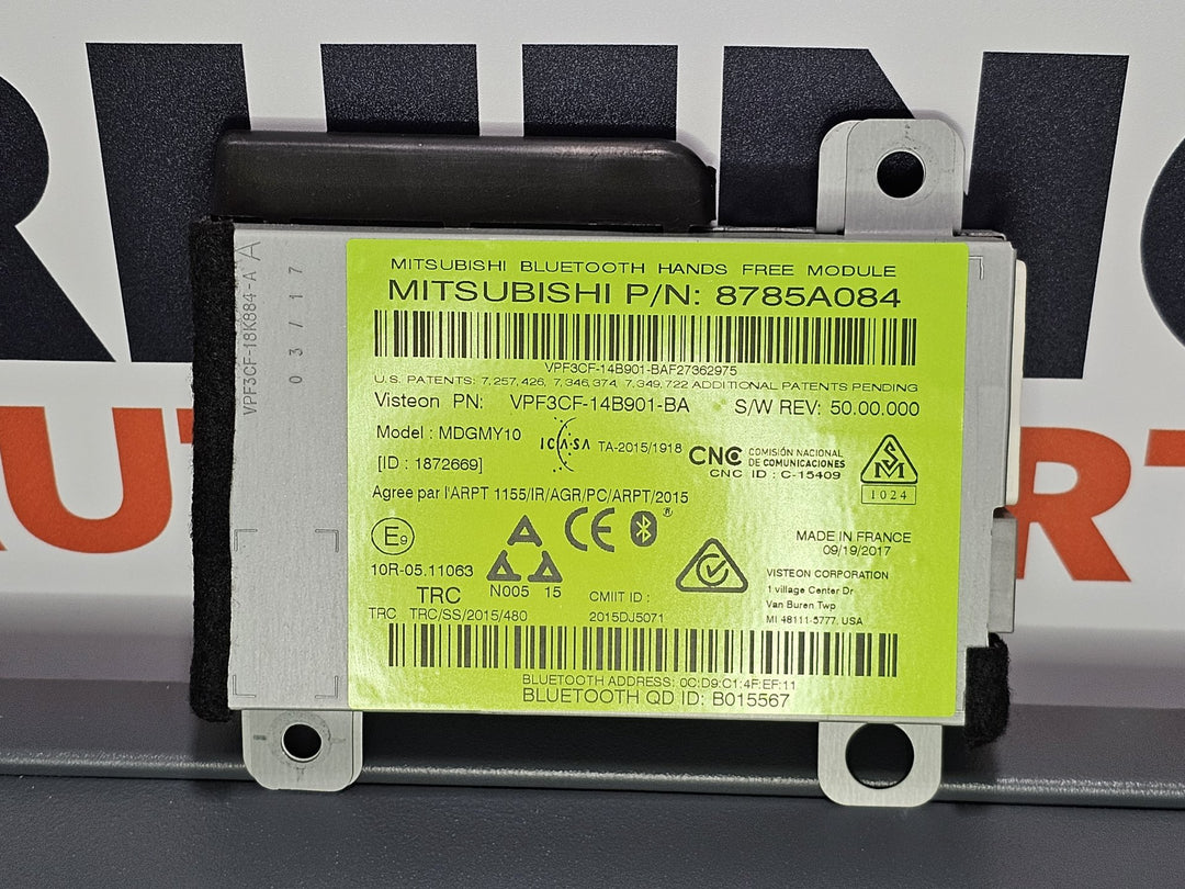 2017 Mitsubishi Lancer VII CF Black Edition 2 Petrol Automatic CVT - Bluetooth Computer 8785A084