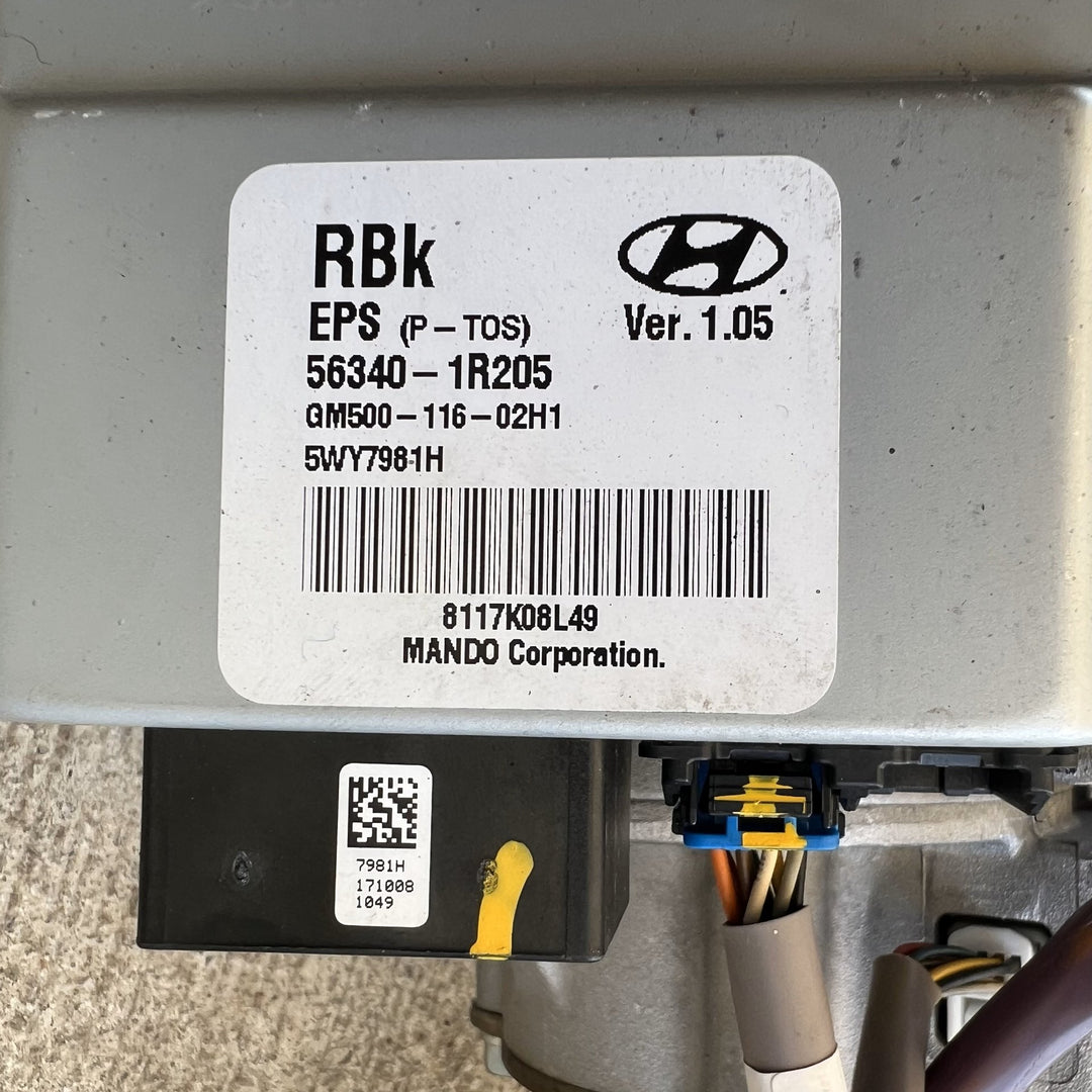 2017 Hyundai Accent RB Sport  Petrol Automatic - Steering Column