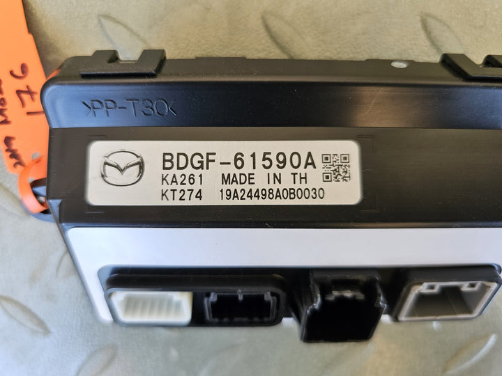 2019 Mazda Mazda3 BP JM0BP2HLA01103327 - Heater Fan Resistor PN: BDGF61590A