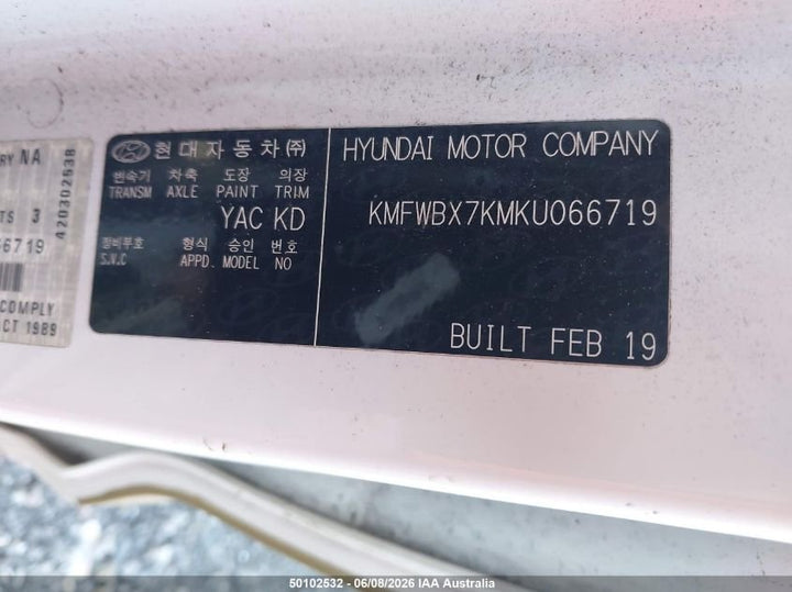 2019 Hyundai iLoad TQ