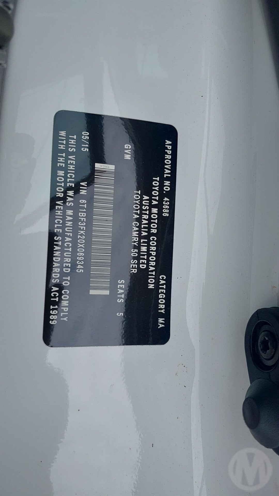 2015, Toyota, Camry, Altise