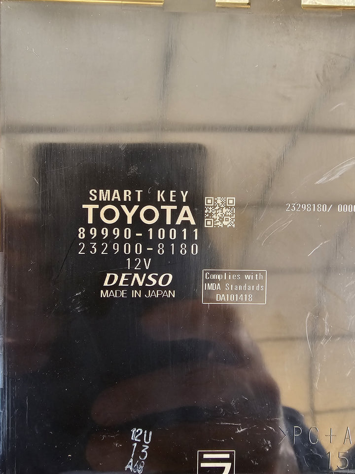 2017 Toyota C-HR X50 Koba 1.2 Petrol Automatic CVT - Smart Key Module 8999010011