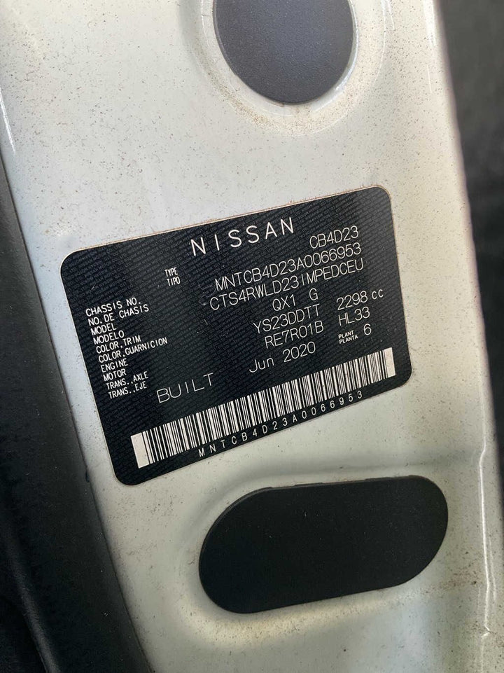 2020 Nissan Navara ST-X D23