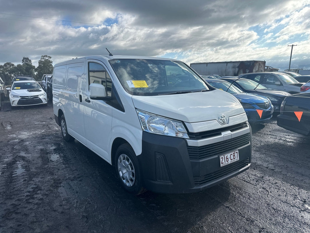 Feb 2019 to Current - Toyota Hiace 300 Series - Left Front Seat - Cloth/Leather, Beige/Grey