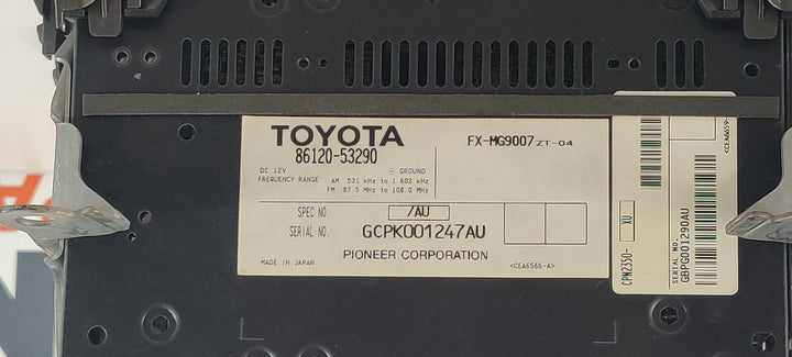 2006 Lexus IS250 Prestige Stereo Head Unit 8612053290